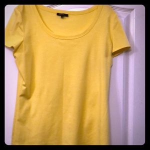 Lafayette 148 yellow shirt size large